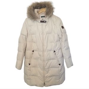 Ralph Lauren Long Down Puffer with Removable Fur Trimmed Hood